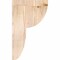 Ekena Millwork Crestline Rough Sawn Corbel, Douglas Fir, 4"W x 12"D x 20"H COR04X12X20CRE00RDF - alternate 4